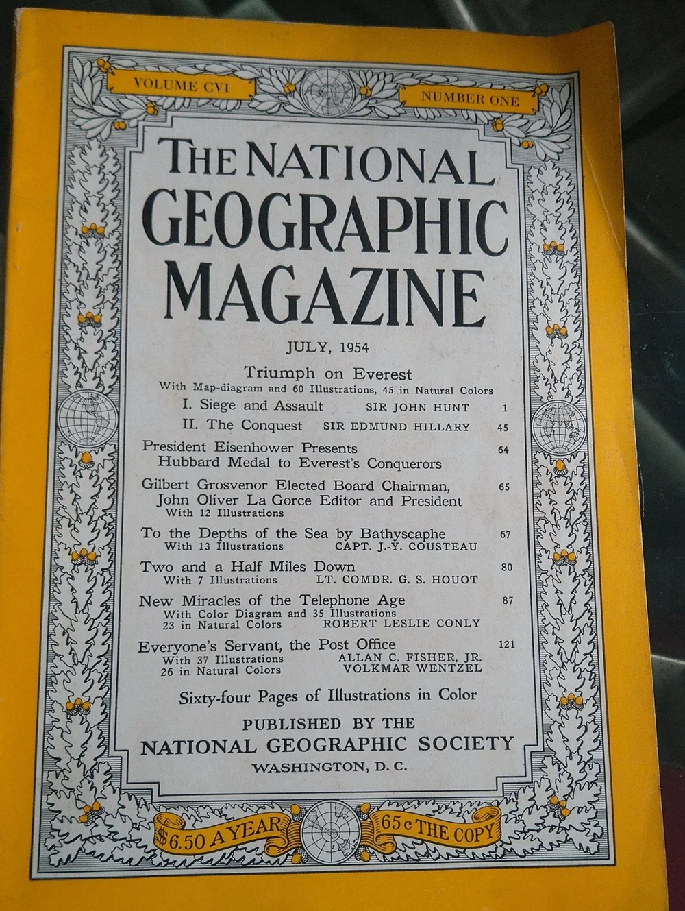 National Geogrphic July 1954